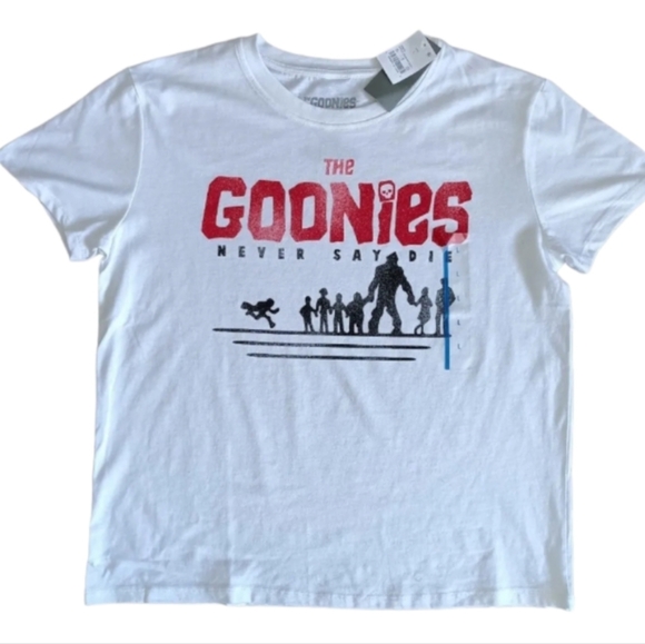 Hot Topic Tops - 🔴 Sale The Goonies T-Shirt Women's Size Large  Graphic White Short Sleeve